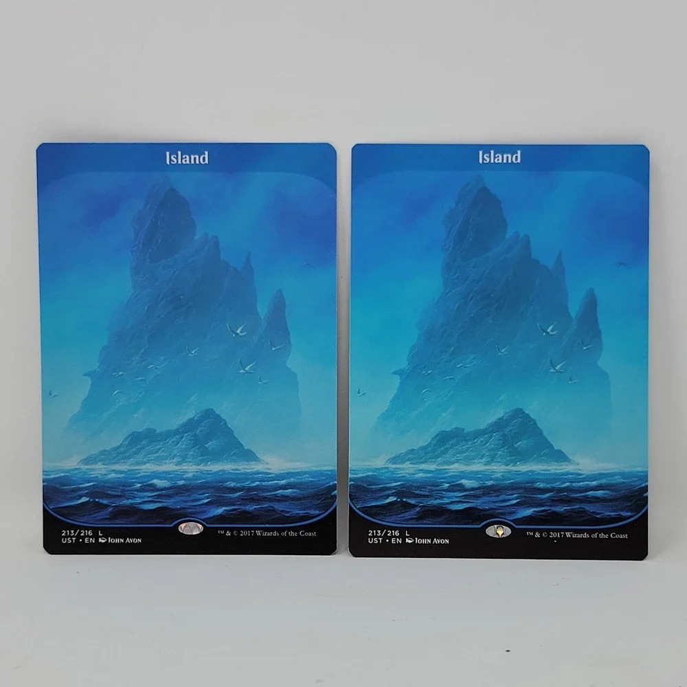 2x Island -‎ Unstable (UST) - LP Full Art Land